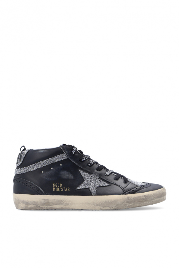 Golden goose mid star noir best sale